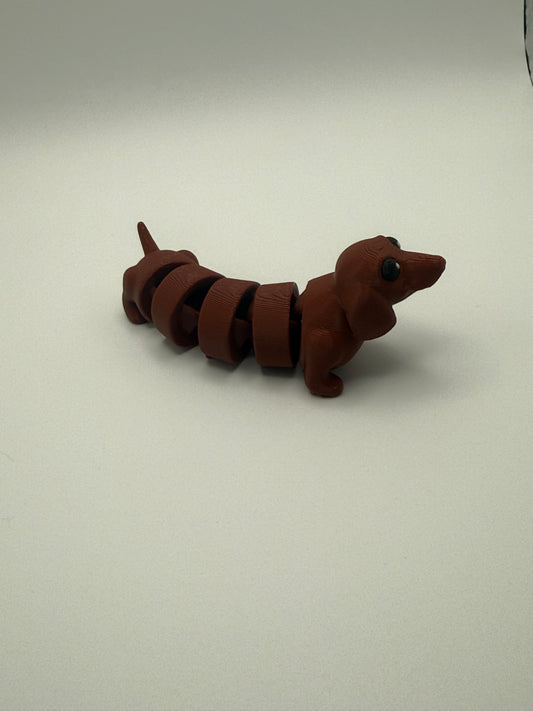 Flexi Tiere – Bewegliche 3D-Druck Figuren | Dackel | Perfekte Geschenkidee