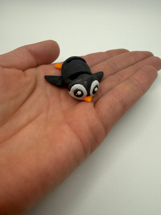 Flexi Pinguin – Bewegliche 3D-Druck Figur | Handgefertigt | Geschenkidee