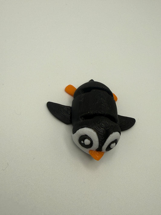 Flexi Pinguin – Bewegliche 3D-Druck Figur | Handgefertigt | Geschenkidee