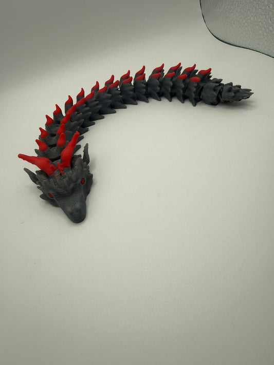Flexi Drache – Bewegliche 3D-Druck Figur | Handgefertigt | Geschenkidee