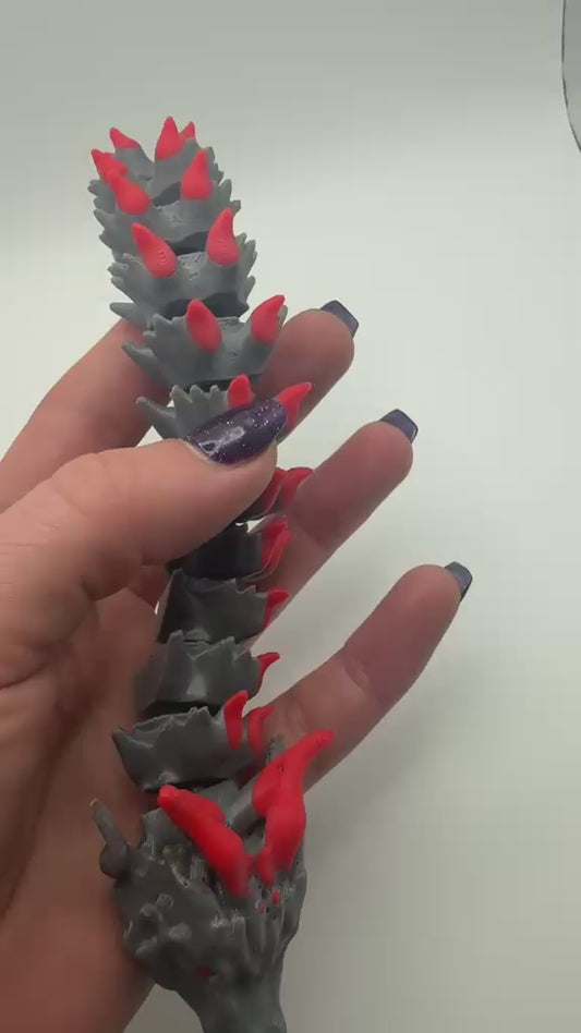 Flexi Drache – Bewegliche 3D-Druck Figur | Handgefertigt | Geschenkidee